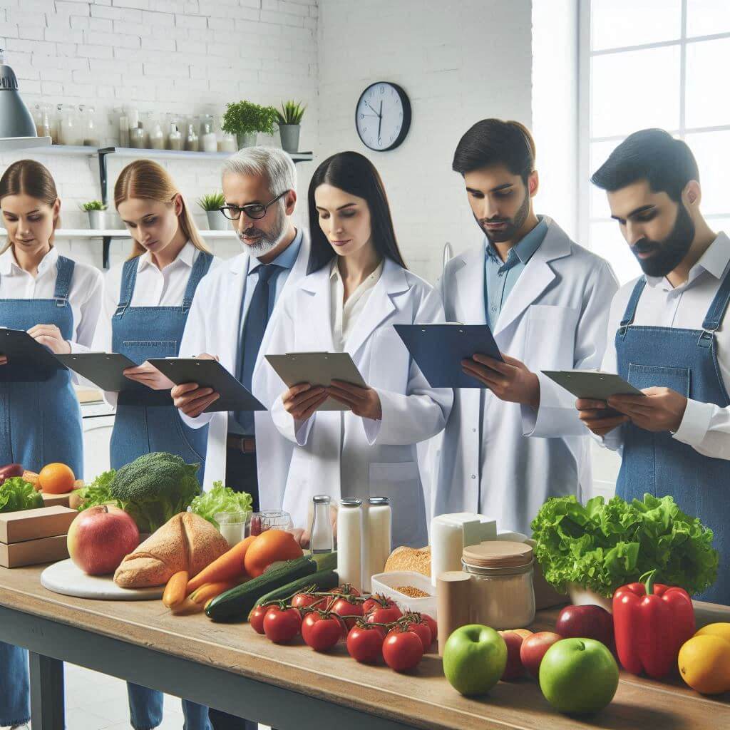 Food quality standards and certification process ensuring safety and compliance in the food industry